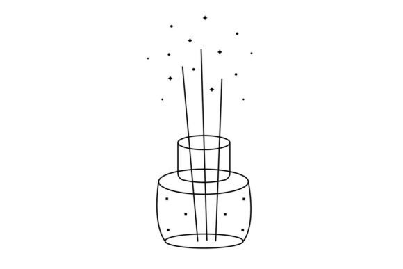 Black Line Incense Sticks: Minimalist Design