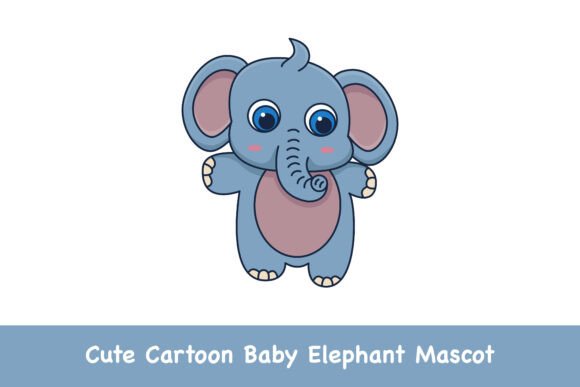 Choosing the Right Cute Cartoon Baby Elephant Mascot for Your Brand and Projects