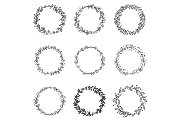 Circle Leaf Frames and Round Branches: A Guide to Natural Monochrome Design