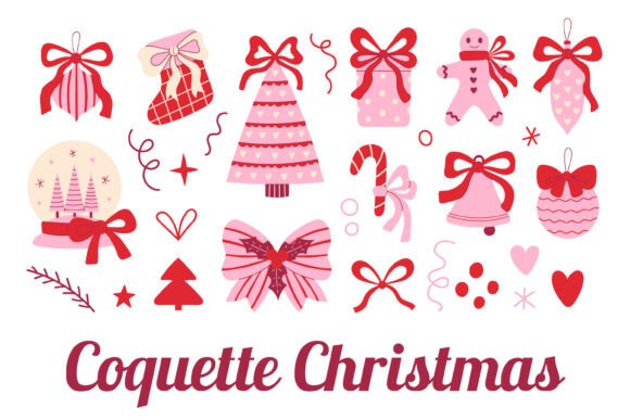 Coquette Christmas PNG Clipart Guide