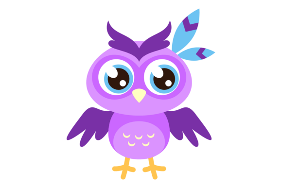 Funny Forest Bird with Tribal Feathers: A Playful Fusion of Nature and Design