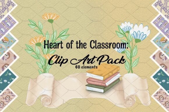 Heart of the Classroom Clip Art Pack