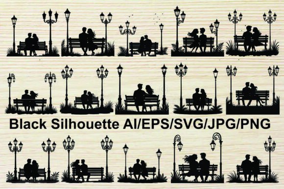 Integrating Cute Love Couple Silhouettes Bundle into Professional Design Workflows