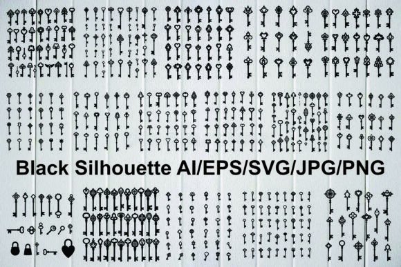 Key Silhouette Vector Bundle: Avoiding Common Design Pitfalls