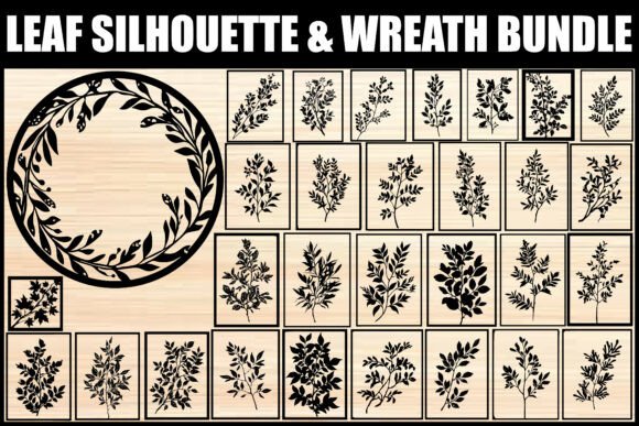 Leaf Silhouette Wreath Bundle: A Comprehensive Guide for Designers