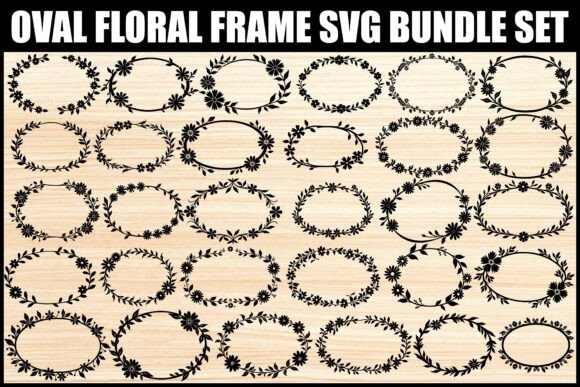 Mastering Design with the Oval Floral Frame SVG Bundle Set