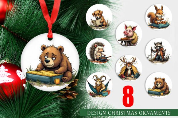 Ornament Camping Grumps: Blending Outdoor Humor with Holiday Tradition