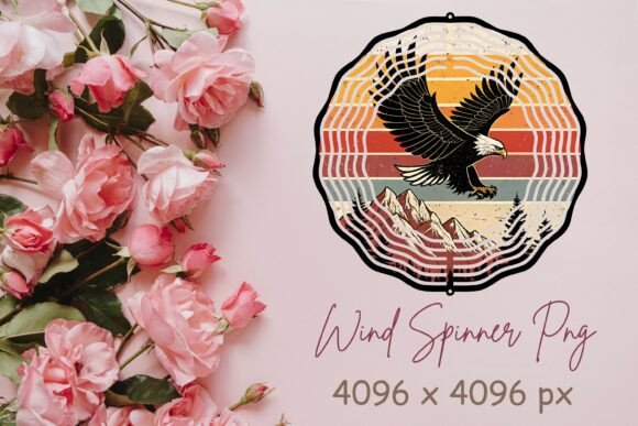 Retro Eagle Wind Spinner PNG: A Guide to Dynamic Garden Decor Design