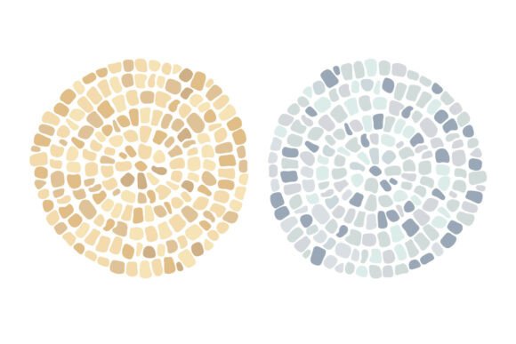Stone Circle Mosaic Pattern: Elevating Spaces with Timeless Circular Design