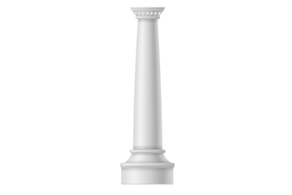 The Timeless Elegance of the Ionic Column in Antique White Marble