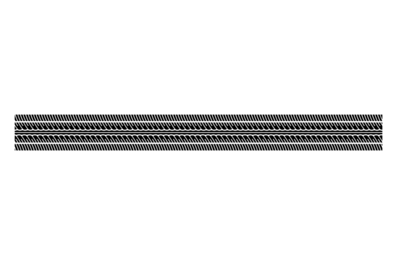 Wheel Mark: Horizontal Tire Track Decor