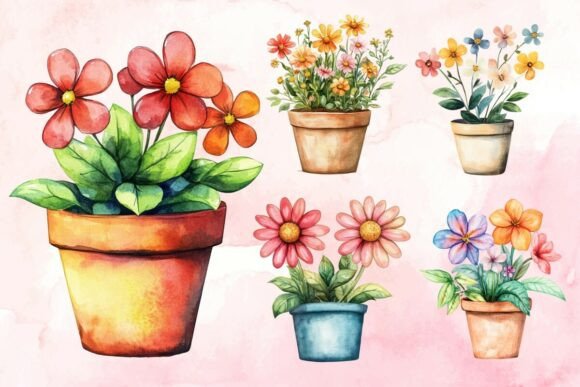 Whimsical Watercolor Floral Clipart Guide